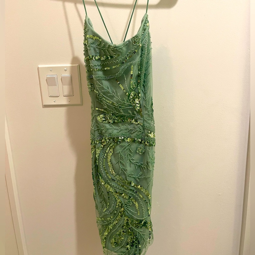 Sage Green Formal Dress